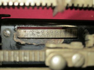 1924 Vintage Royal Model 10 Typewriter w/Beveled Glass Sides Serial X - 839360 - 7