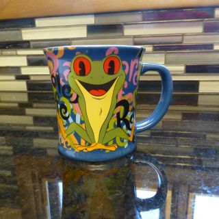 Htf Unusual Rainforest Cafe Mug - Multi Colored - Frog - Ceramic - - T