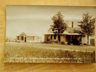 Moxie Sign On Building Penobscot Bay Camps Belfast Maine Me Photo Postcard 1928