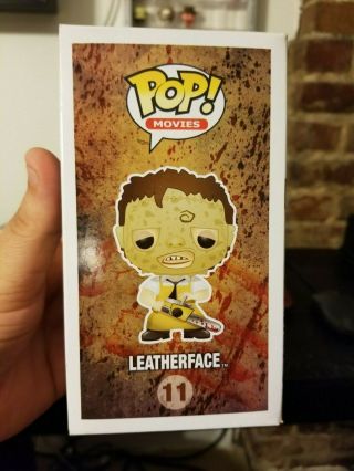 Funko Pop Movies 11 Leatherface VAULTED Texas Chainsaw Massacre in Protector 2