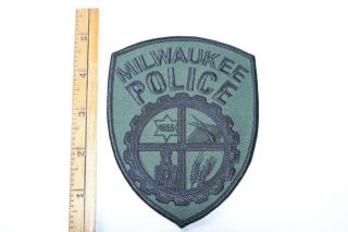 Wi: Milwaukee Police Tactical Patch