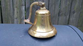 Solid Brass Ships Bell / Wall Mountable / Indoor Outdoor