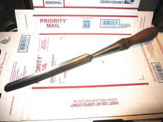 Antique T.  H.  Witherby Warranted Gouge Style 9/16 " Wood Chisel Good Cond.