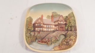 Vintage A Legend Product England Chalkware 3d English Home Ceramic Plate