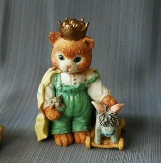 1993 Enesco Calico Kittens " Friendship Is The Best Gift Of All " 628476