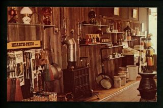 Interiors Postcard West Middlesex Pennsylvania Pa Barnside Shop Tribby Hardware