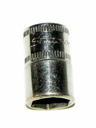Snap - On 1/4 " Drive 6 - Point Metric 10 Mm Flank Drive Shallow Socket (tmm10)