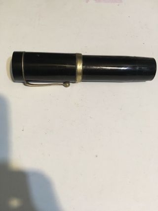 Vintage Jumbo Fountain Pen 14k Plated Japan Eyedropper Fill Pen Jumbo Japan Pen