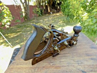 ANTIQUE STANLEY No.  45 TYPE 2 COMBINATION PLANE - ANTIQUE WOODWORKING HAND TOOL 2