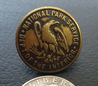 Vintage National Park Service Official Uniform Button Large (2)