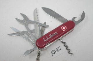 Red Wenger Rare Retired Master Pocket Knife Victorinox Swiss Army Taskmate