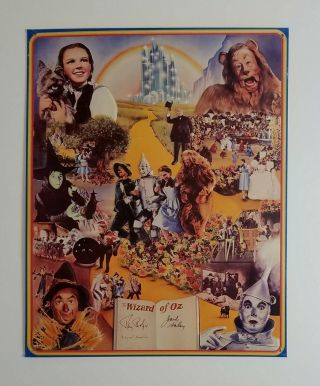 The Wizard Of Oz Movie Metal Tin Sign 1995 International Club Centennial Archive