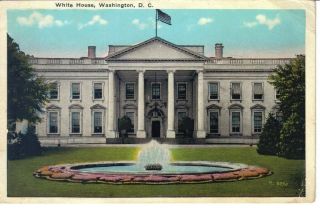 White House Post Card,  B.  S.  Reynolds,  1926 Postmark 2c Liberty Bell Stamp