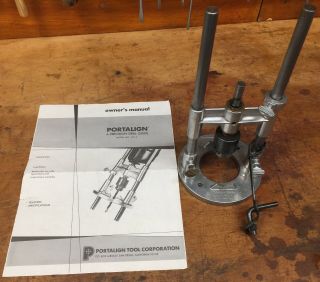 Vintage Portalign Precision Drill Guide W/jacobs 3/8 " Drill Chuck & Key,  Usa