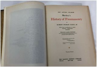 MACKEY ' S REVISED HISTORY OF FREEMASONRY - 1921 Volume 7 Masonic 5