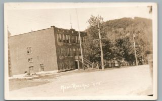 Mont Rolland Quebec Rppc Dirt Road Rue—rare Vintage Photo—sainte - Adèle 1930s