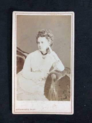 Royalty Victorian Carte De Visite Cdv: Marie Alexandrovna,  Dss Edinburgh: Russia
