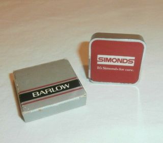 Vintage Barlow Advertising Tape Measure Simonds 5