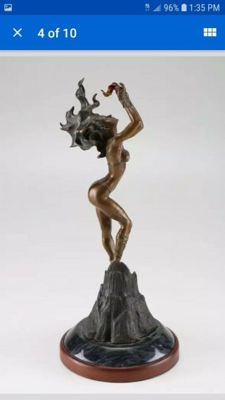 A Mistress Of Fire Bronze Statue By Boris Vallejo From Franklin.