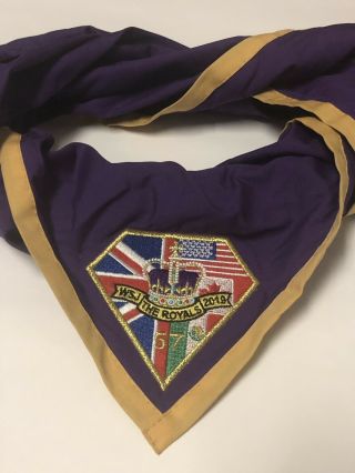 Royal Uk 24th 2019 World Scout Jamboree Wsj British Neckerchief Necker Scarf