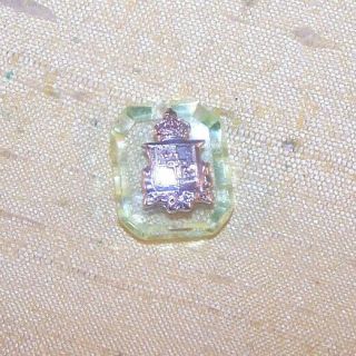 Antique Sigma Phi Epsilon Fraternity Crest Ring Insert / Jewelry Old