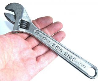 Vintage King Dick 8 " Adjustable Spanner Wrench