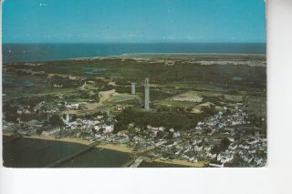 2 Postcards (diff Colors) Aerial View Provincetown Ma Mass