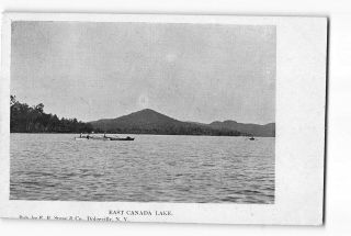 East Canada Lake York Ny Postcard 1901 - 1907