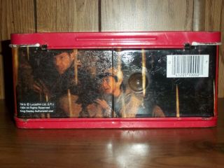 Thermos Indiana Jones & the Temple of Doom Metal Lunch Box vintage 1984 4