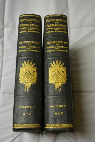 Encyclopedia Of Freemasonry 2 Volume Set 1920 Edward Hawkins And William Hughan