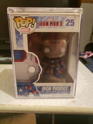 Funko Pop Iron Patriot 25inside A Acrylic Case.