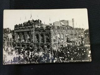 The Corn Palace Mitchell,  South Dakota 1922 Real Photo Postcard Rppc