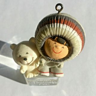1980 Hallmark Frosty Friends 1st Series Cool Yule Christmas Ornament No Books
