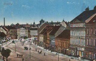 Pozsony (brataslava),  Czechoslovakia,  City Center,  Hungarian Stamp,  1924
