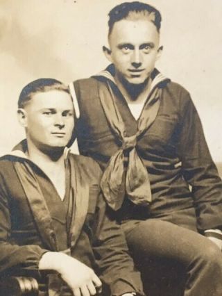 Rppc - Usn Wwi Era Sailors Buddies,  Frank Alley