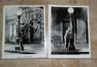 2 8 X 10 Photos Of Gene Kelly,  Singing In The Rain Ds9561