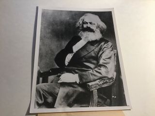 1957 Press Photo Author Karl Marx German Philosopher Economist Journalist 7x9”