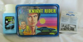 Knight Rider Metal Lunchbox & Thermos 1982 Television Series Show