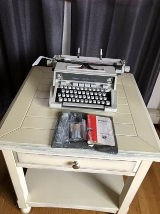 1971 Hermes 3000 Typewriter with Brushes. 2