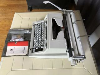 1971 Hermes 3000 Typewriter with Brushes. 4