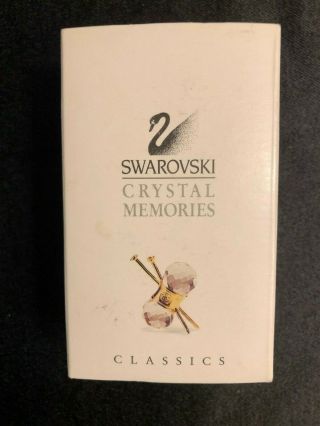 Swarovski Crystal Memories Knitting Needle & Wool 9460 000 016 171197 Box & 7