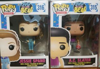 Funko POP Saved by the Bell.  SET OF 5.  Zack,  Kelly,  AC,  Jessie,  Lisa. 3