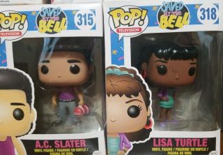 Funko POP Saved by the Bell.  SET OF 5.  Zack,  Kelly,  AC,  Jessie,  Lisa. 4