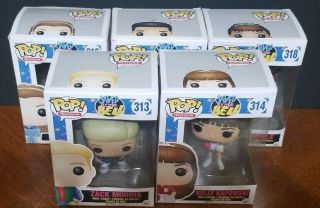 Funko POP Saved by the Bell.  SET OF 5.  Zack,  Kelly,  AC,  Jessie,  Lisa. 5