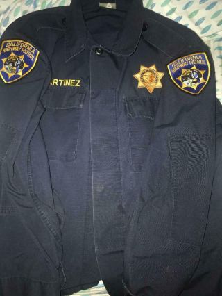 Chp California Highway Patrol Utility Uniform For Memorabilia Use Only