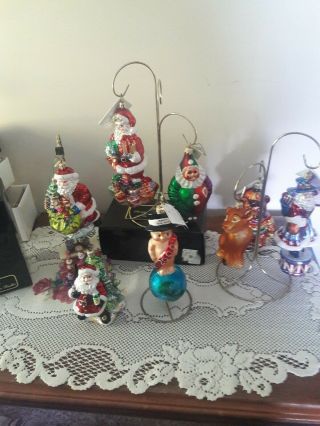 christopher radko santa christmas ornaments in 2