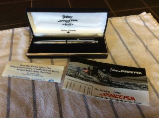 Vintage Fisher Space Pen With Box,  Documents