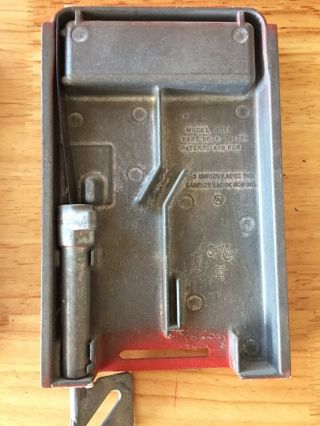ANTIQUE FIRE ALARM PULL STATION AUTO - CALL WITH RESET KEY RARE$ Model 664G 4