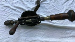 Vintage Yankee No.  1545 Hand Drill 3 Jaw Chuck Made In Usa
