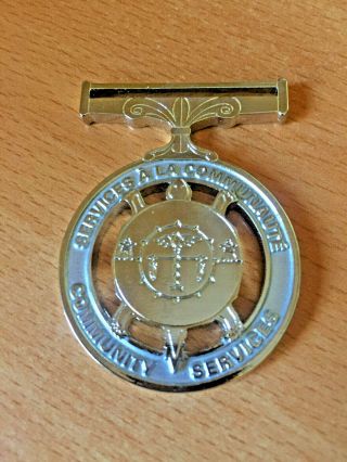 Sureté Du Québec Medal (not Badge) For Aboriginal Native Police Service Rare